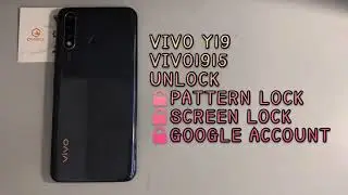 VIVO Y19/VIVO1915 unlock screen lock｜pattern lock｜google account｜by MRT DONGLE