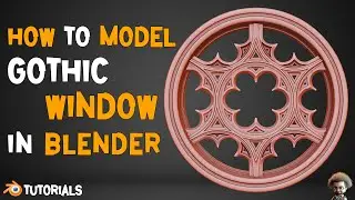 How To Model Gothic Window in Blender