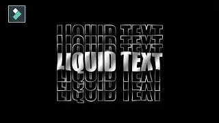 (Filmora 11): Liquid Text Animation Tutorial