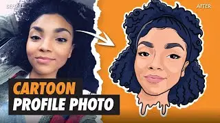 How to CARTOON YOURSELF in Procreate Tutorial | Instagram Cartoon Profile Photo