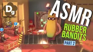 ASMR Relaxing Sounds before Sleep and Gameplay in RUBBER BANDITS, ASMR Sleep