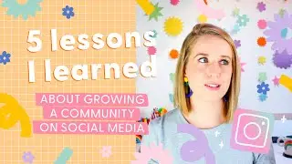 How I REALLY grew my audience on social media | 5 lessons I learned