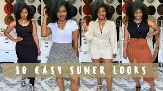 10 EASY SUMMER OUTFITS || CURVY LOOKBOOK || LivinFearless