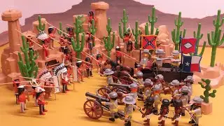 PLAYMOBIL BEST OF BATTLE WESTERN : Stop Motion film !