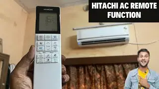 Hitachi Ac remote function 2024