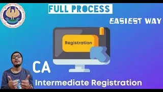 CA | INTERMEDIATE REGISTRATION | SRN Number | Full Detailed Video | CA Registration November 2022