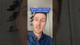 Highest paying jobs (not requiring a degree) 