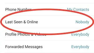 Telegram Last Seen Nobody | Telegram Last Seen Setting