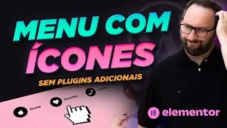 Como criar um menu com ícones no Elementor e WordPress