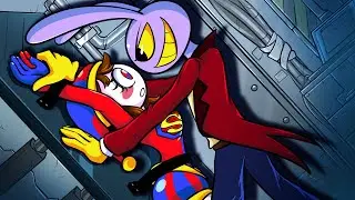 SUPER HERO POMNI VS VILLAIN JAX, BUT THEYRE FALL IN LOVE?! | THE AMAZING DIGITAL CIRCUS Animation