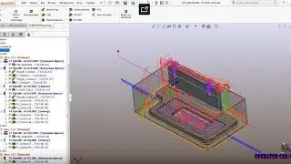 Полная обработка детали Уголок в SolidCAM !