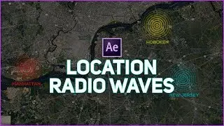 How To Create Location Radio Waves  In Adobe After Effects Cc