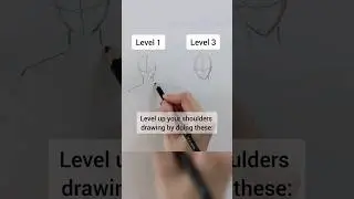 How to draw anime shoulders #draw #shorts