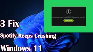 3 Fix Spotify Keeps Crashing on Windows 11