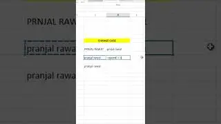 #excel | change lowercase to uppercase in excel | #exceltips | #exceltutorial | #exceltricks