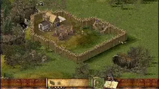 Stronghold прохождение Full HD. Миссия 2. Постройка форта.