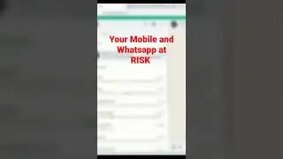 Be vigilant when using Whatsapp | #shorts