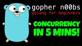 GOLANG CONCURRENCY EXAMPLE IN 5 MINUTES - Goroutines Tutorial in Go for Beginners