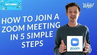 Guy's Guides for Seniors: How to join a Zoom Meeting in 5 Simple Steps