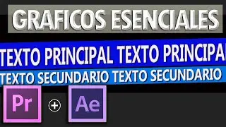 Ae + Pr: Graficos Esenciales de Títulos