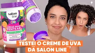 FINALIZAÇÃO CACHEADA COM O CREME DE UVA DA SALON LINE | JULIANA LOUISE