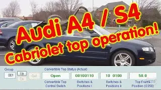 Audi A4 Top Operation