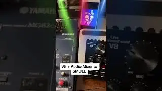 V8 Live Sound Card plus Audio Mixer for Smule Recording 