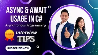How to use Async and Await in C# | Interview Tips | Asynchronous Programming | Learn Smart Coding
