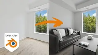 Virtual Staging in Under 4 Minutes! | Blender Tutorial