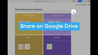 Cacoo: Share on Google Drive