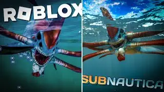 I played Subnautica in roblox with other Youtubers! | RoNautica