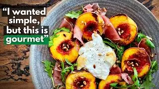 My Favourite Burrata Recipe | with Juicy Summer Peaches