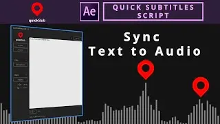 Quick Subtitles Script for After Effects | Full Review |