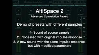 AltiSpace2 - Demo of presets with different samples