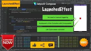 LaunchedEffect in Composable | Side Effects - Android SideEffects | Jetpack Compose [Kotlin]- 43