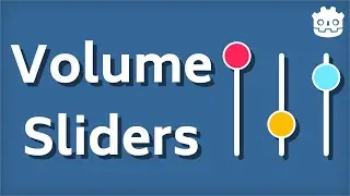 Creating volume sliders in Godot 4