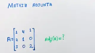 Matriz adjunta- Álgebra linear