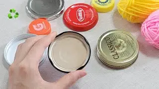 I do this and sold them all ! Sensational Recycling Idea with Jar lids - DIY Amazing crafts
