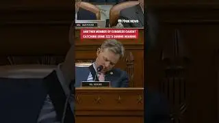 Caught snoozing: Congressman dozes off mid-hearing #foxnews #shorts #news #naptime #politics #us