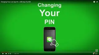 Changing Your Line App Pin - LINE App Tip #30