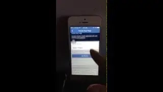 How to create a facebook page with my iPhone / iPad iOS9