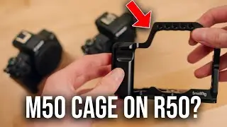 Will a Canon M50 Camera Cage Work With The Canon R50? (M50 Cage on R50)