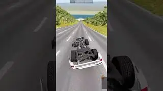 Попал в аварию на максимальной скорости BeamNG Drive #shorts