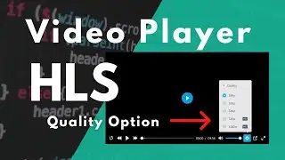 HLS Video Player With Quality Switching Option
