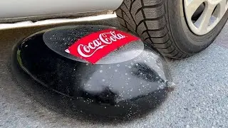 COCA COLA BALLOON VS CAR, Coca Cola Zero, PowerAde, Fanta, Sprite, Fruko and Mentos Diff Underground