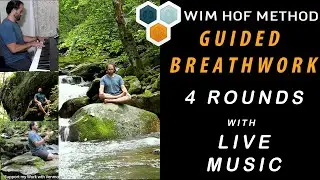 Wim Hof Method Breath Work with Live Music 4 Rounds, Deep Meditative