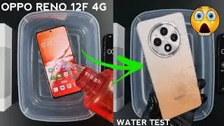 Oppo Reno 12F 4G Water Test iP64 💦💧| Reno 12F is Actually Waterproof Or Not?