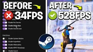 🔧HOW TO BOOST FPS & GET MAX PERFORMANCE ON ANY PC! 🔥 (600FPS)