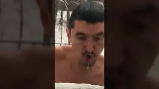 Закаливание. Первый раз в воду. Моржи Царицыно. Моржевание | Tempering first time. Winter swimming