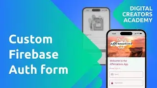 How to customise Firebase Auth form in your Andromo app